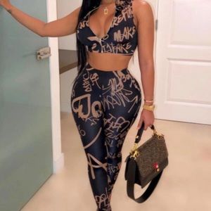 Two pieces pants set